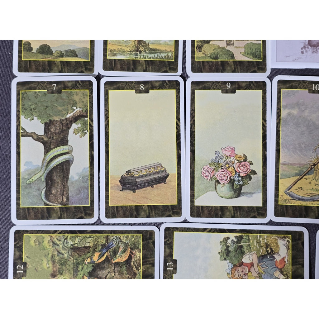Original Lenormand Oracle Cards 1890 Reproduction from 2003 Lo Scarabeo Italy