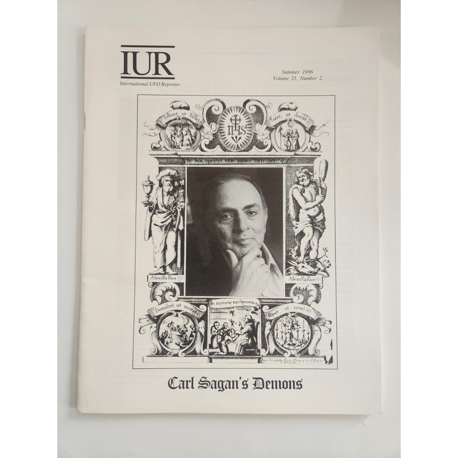Lot of 4 International UFO Reporter (IUR) Magazine 1990s