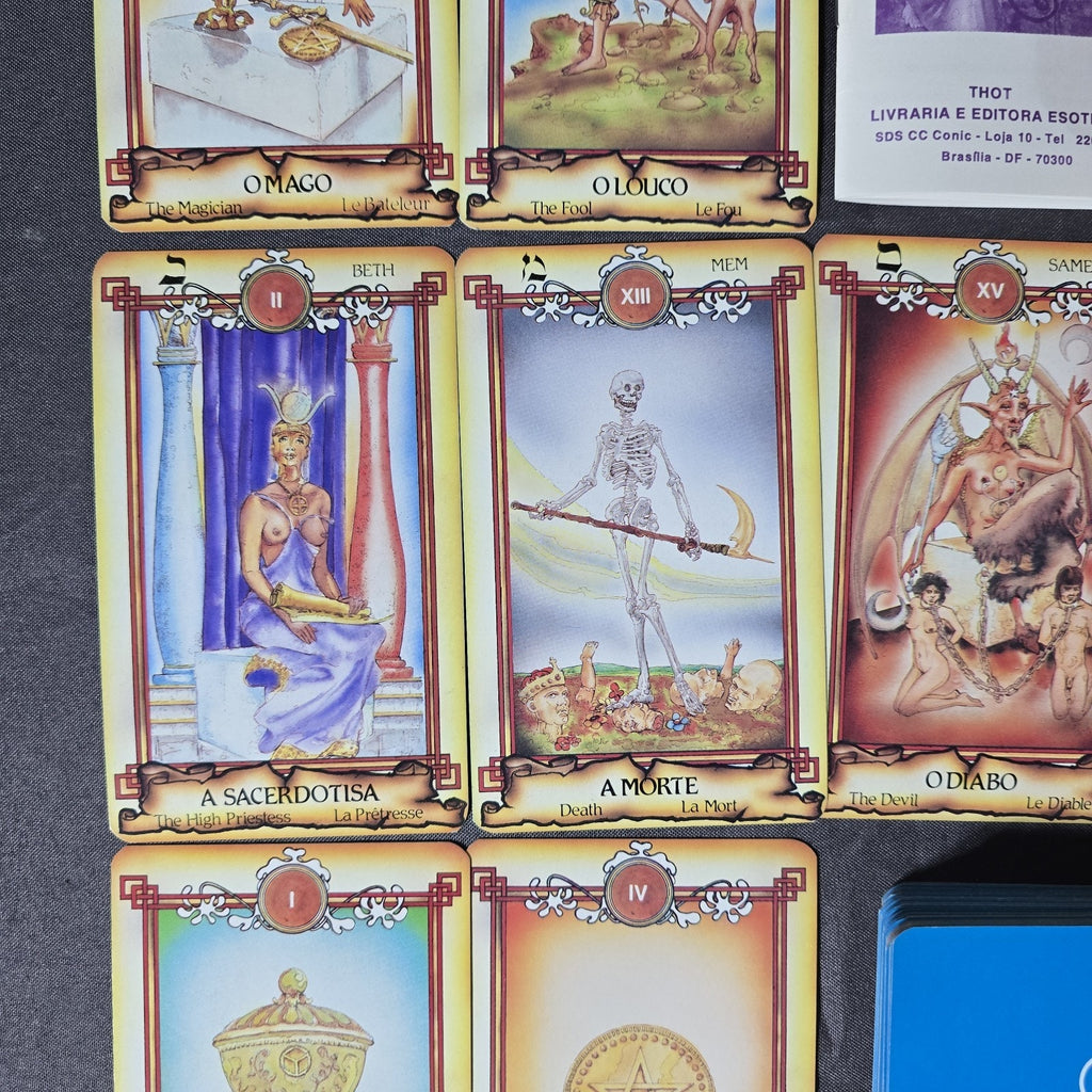 Tarot of Bohemians by Papus. Thoth Edition Printed in Brazil. Gypsy Tarot Card Deck