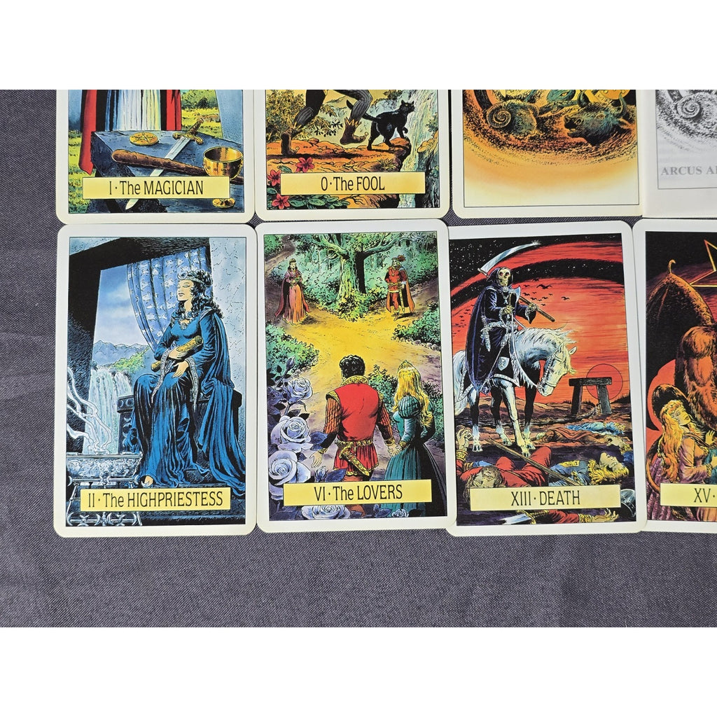 Lot x2 Arcus Arcanum Tarot Card Deck & 22 Major Arcana 1st Edition AGMuller 1986