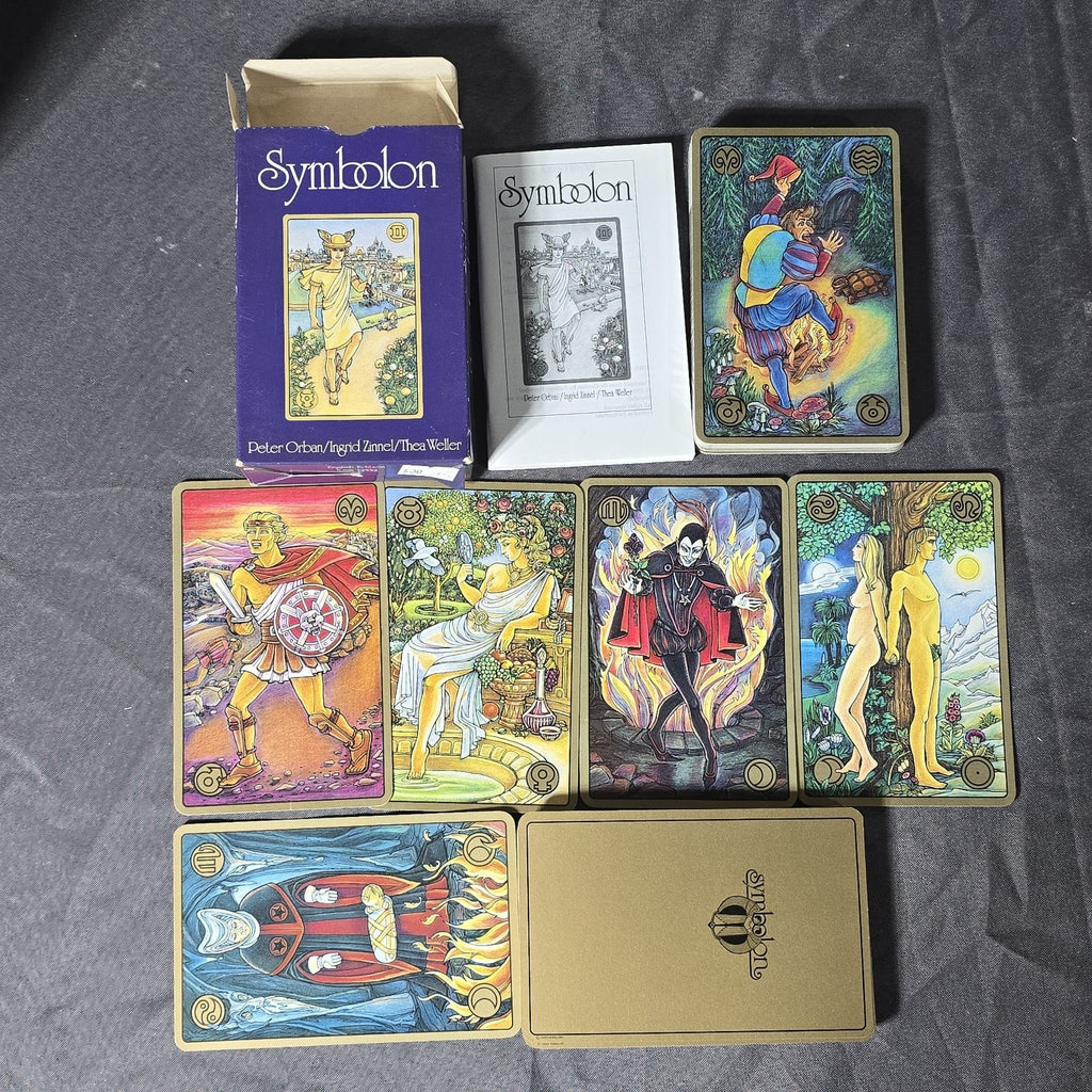 Original Symbolon Tarot Oracle Deck Peter Orban 1993 AGMULLER Big Sized