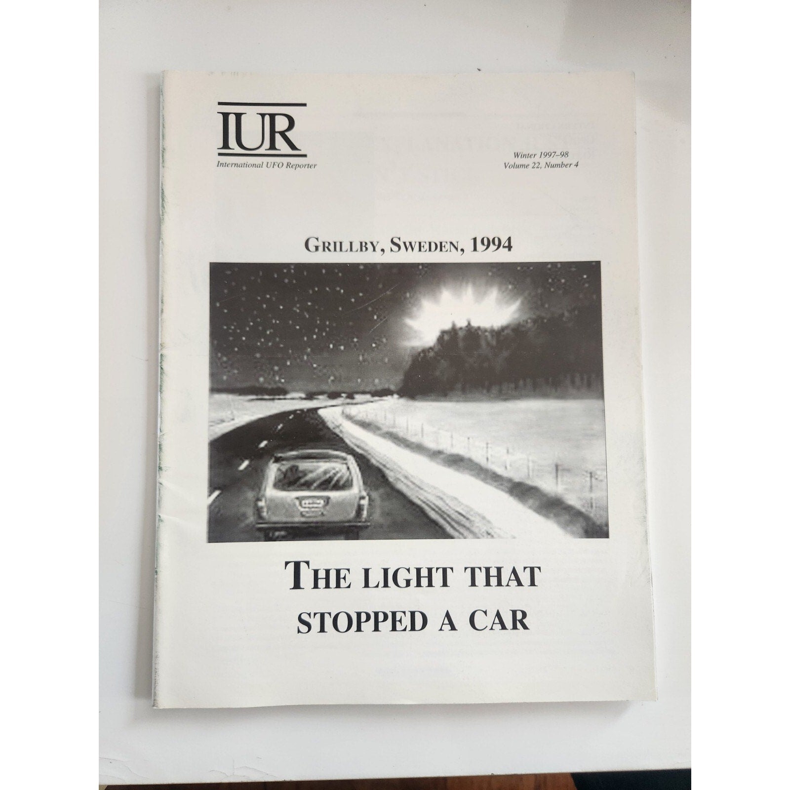 Lot of 4 International UFO Reporter (IUR) Magazine 1990s