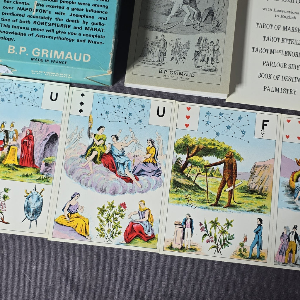 Original Astro Mythological Tarot Card Deck Mlle Lenormand Big Size 1st Edition
