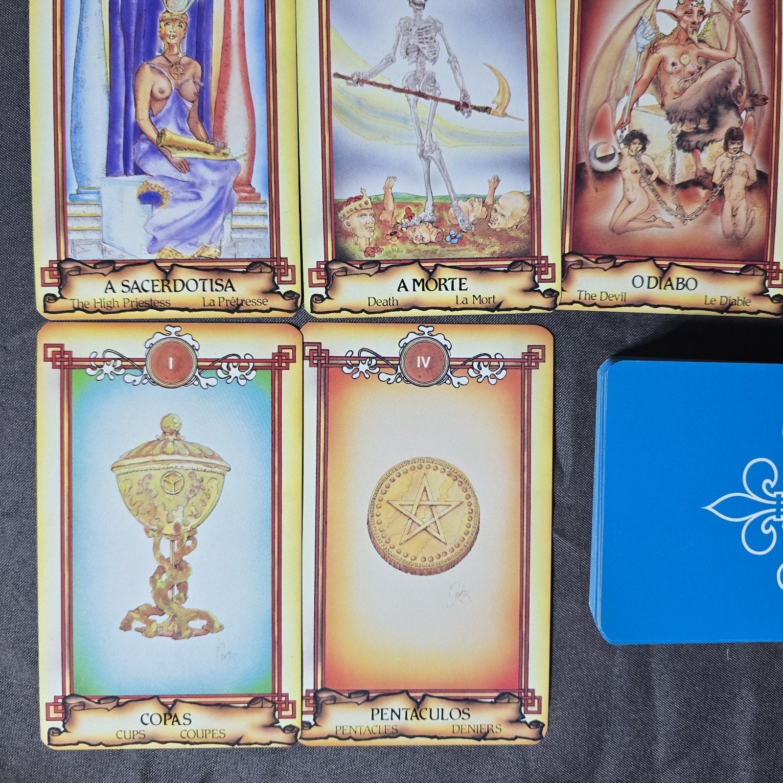 Tarot of Bohemians by Papus. Thoth Edition Printed in Brazil. Gypsy Tarot Card Deck