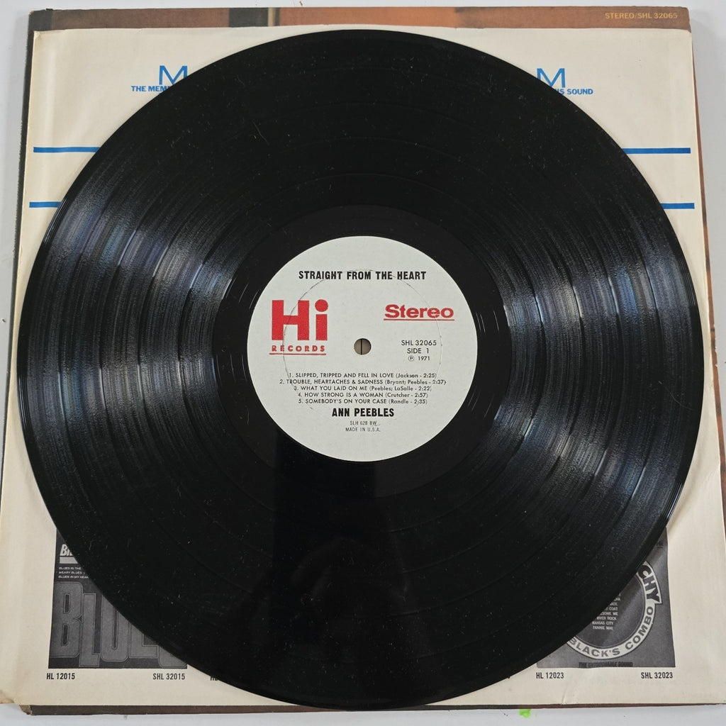 Original Ann Peebles Straight From The Heart Vinyl LP Hi Records 1st Press EX