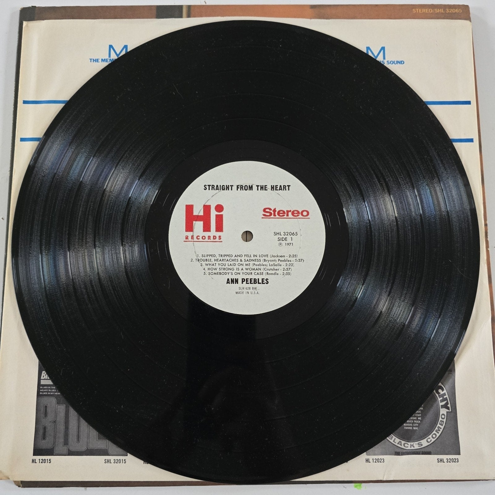 Original Ann Peebles Straight From The Heart Vinyl LP Hi Records 1st Press EX