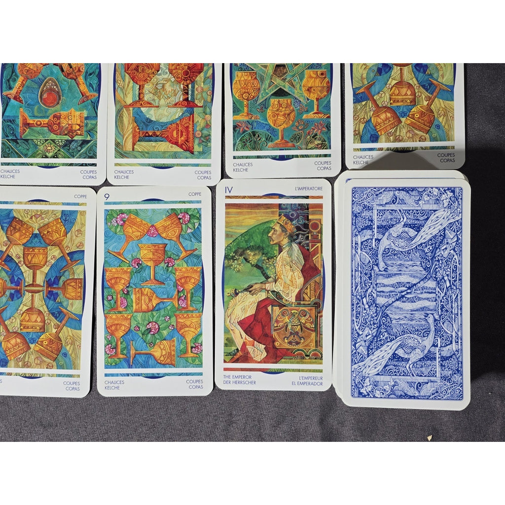 Crystal Tarot Card Deck by Elisabetta Trevisan.  Published by Lo Scarabeo. 1st Edition From Italy
