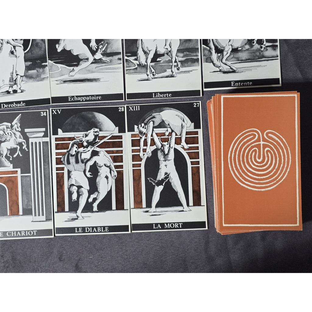 Original Minotarot Tarot Cards Deck from 1982. Made in France. 1st Signed Edition Numbered 1189/2000 RARE