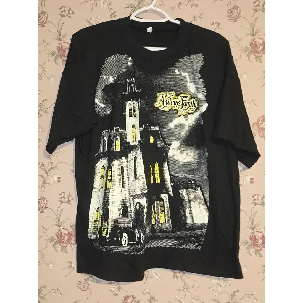 Vintage Addams Family Shirt Haunted House T Shirt Sz XXL 1991 Australian Release