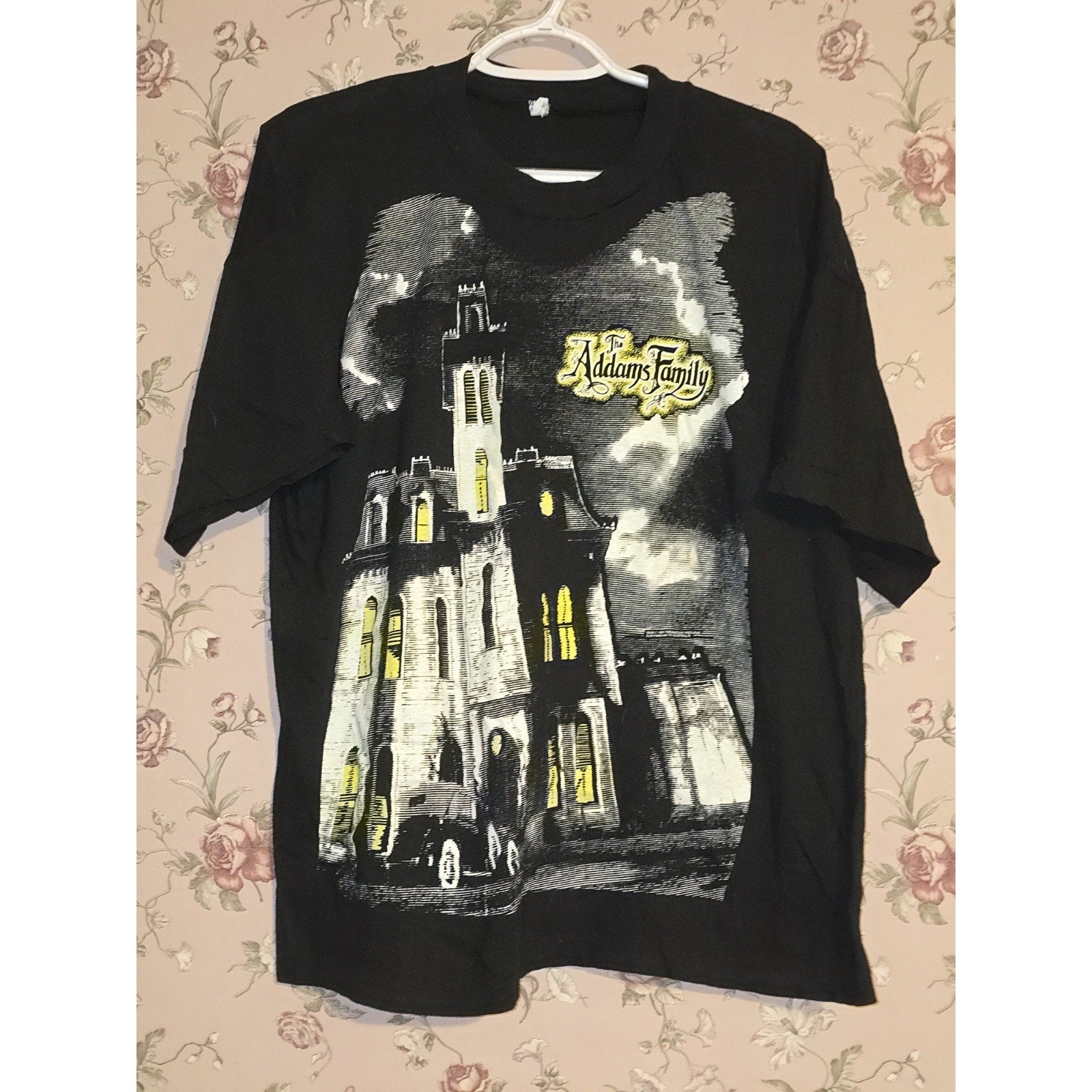 Vintage Addams Family Shirt Haunted House T Shirt Sz XXL 1991 Australian Release