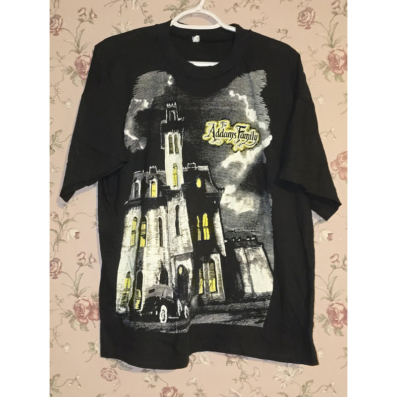 Vintage Addams Family Shirt Haunted House T Shirt Sz XXL 1991 Australian Release