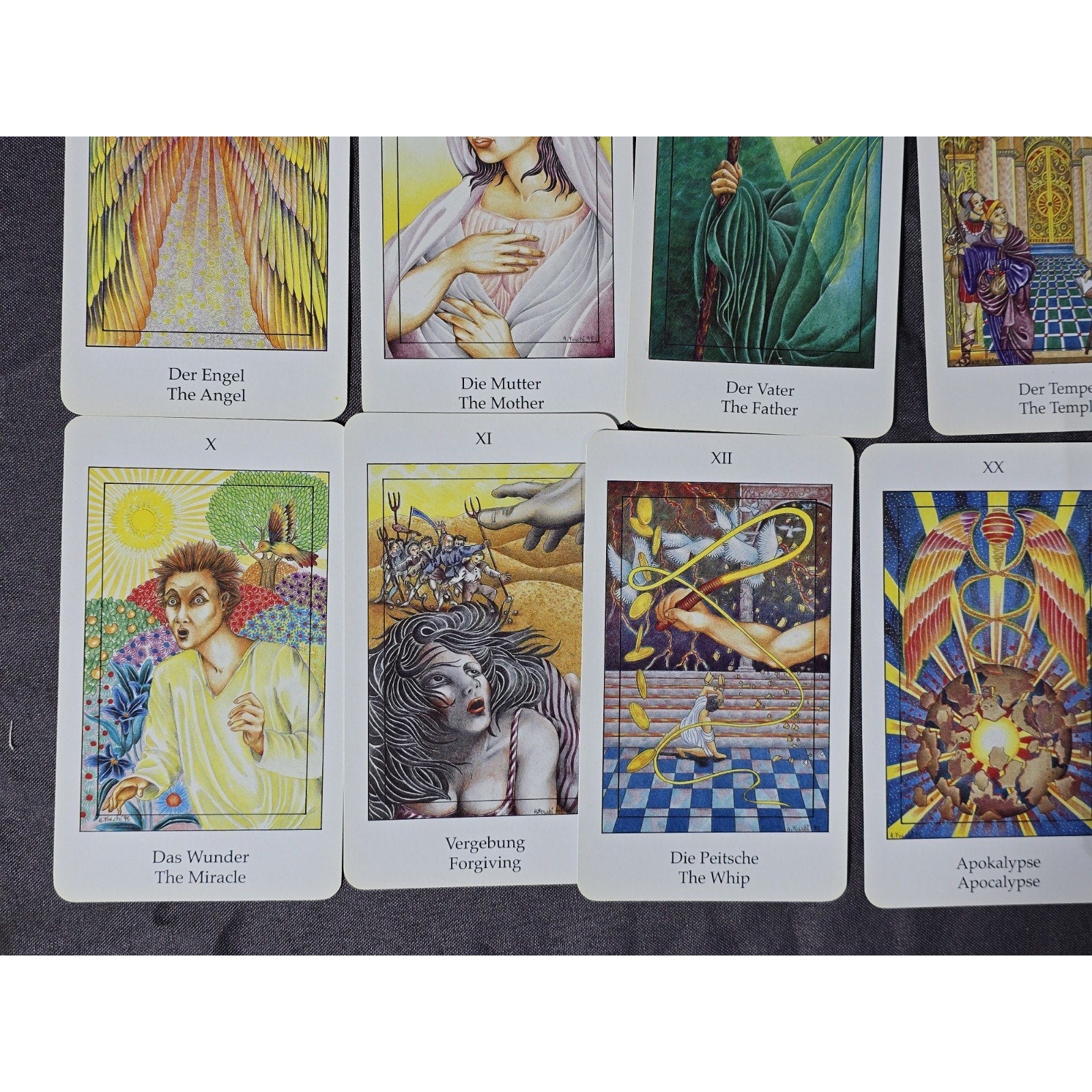 Master Tarot by Mario Montano & Amerigo Folchi 1996 OOP Rare English Edition AGMuller