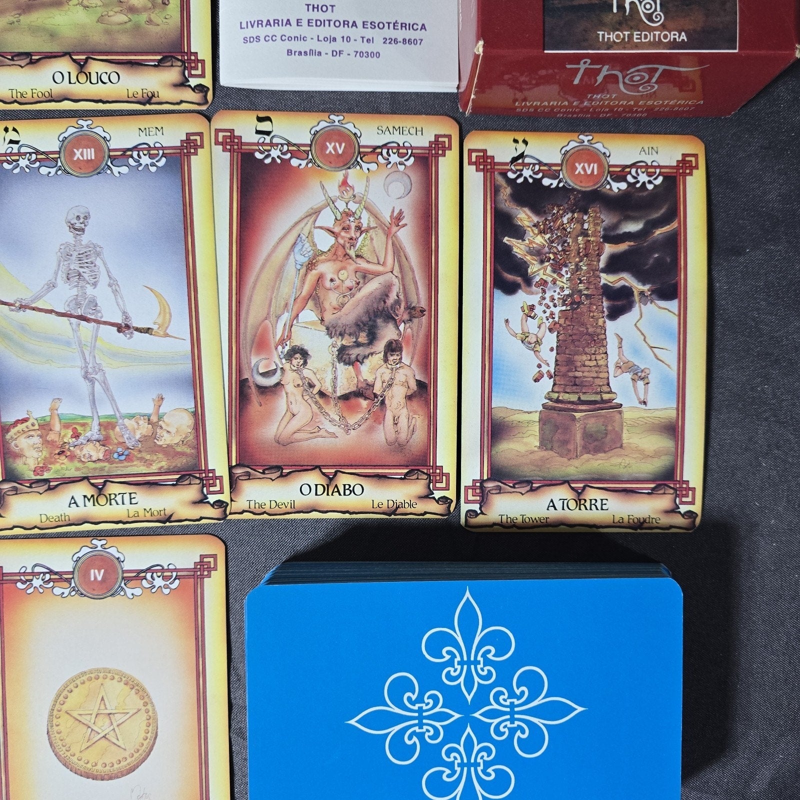 Tarot of Bohemians by Papus. Thoth Edition Printed in Brazil. Gypsy Tarot Card Deck