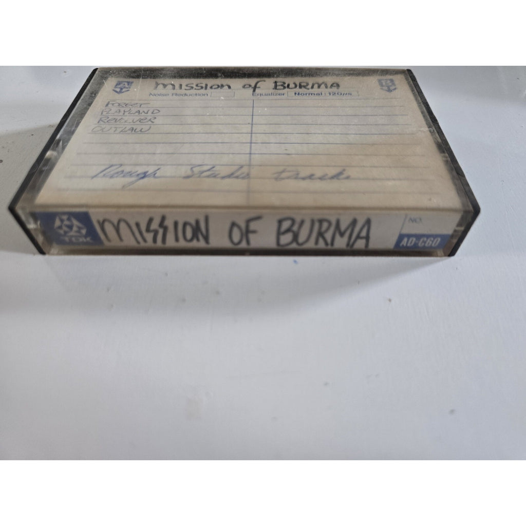 Original Mission Of Burma Demo Rough Tracks Cassette Tape Sampler from the Jim Sotet Estate