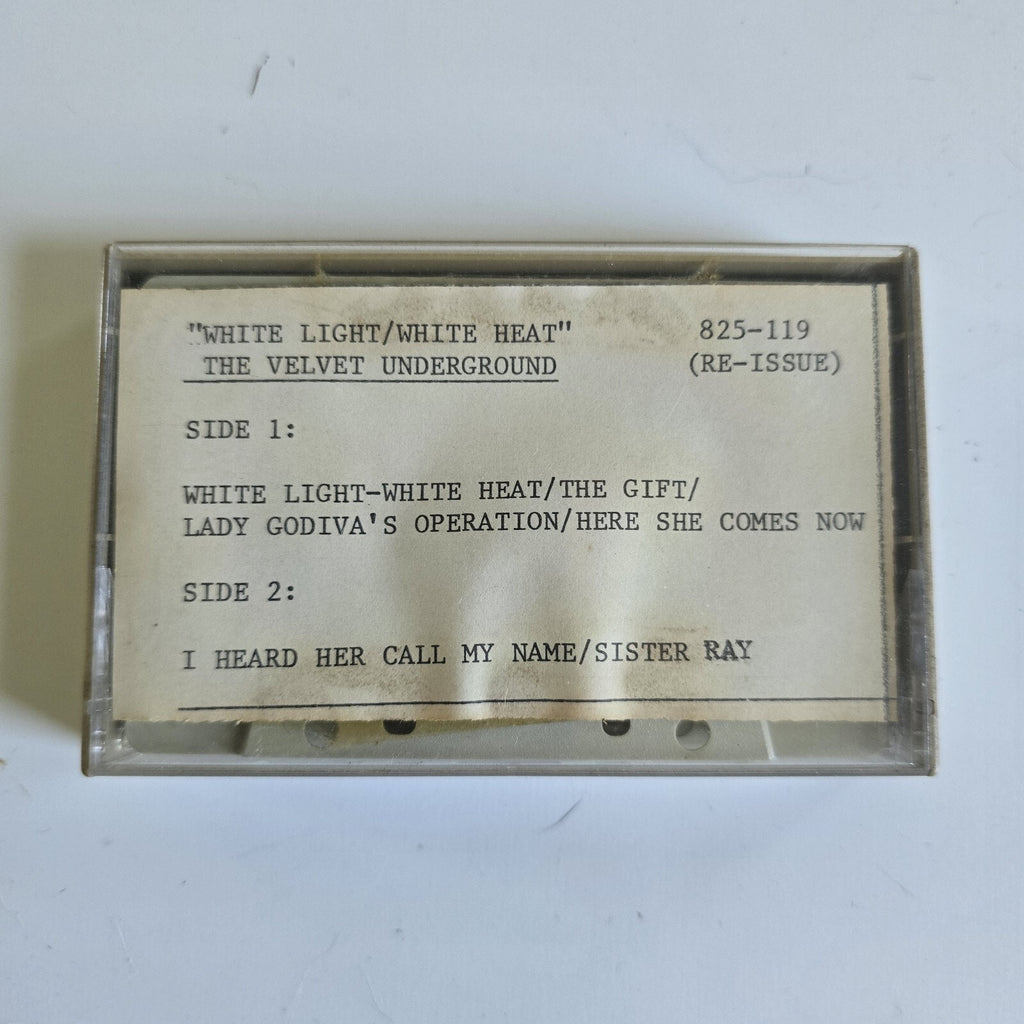 Velvet Underground White Light White Heat Sample Test Pressing Demo Cassette Tape Polygram ASR 1984