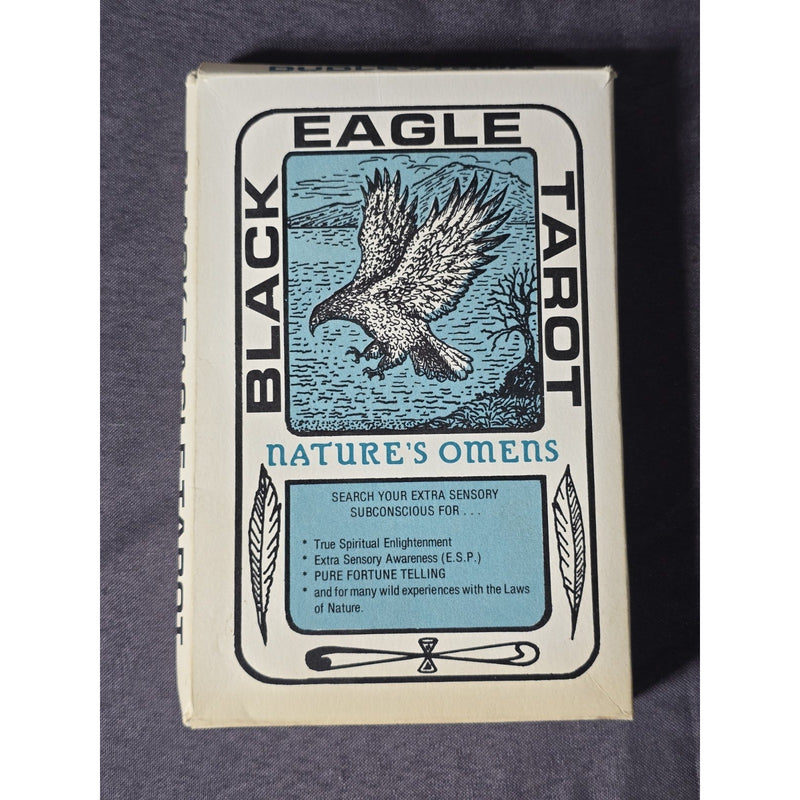 Black Eagle Tarot Nature's Omens From Dudleytown Card Deck by Allen Herkimer of Connecticut.