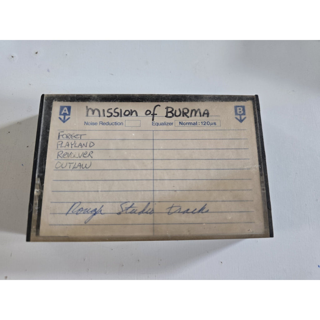 Original Mission Of Burma Demo Rough Tracks Cassette Tape Sampler from the Jim Sotet Estate