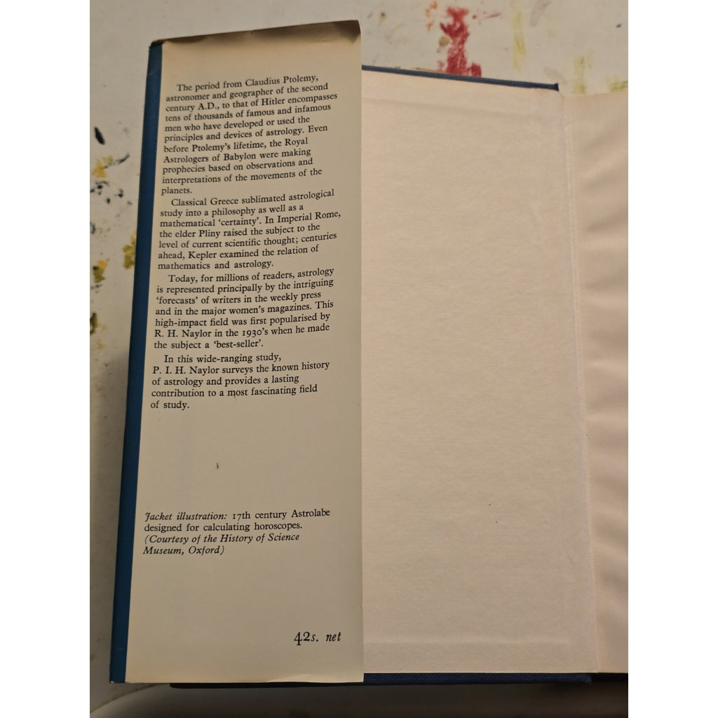 Astrology: A Historical Examination by P.I.H. Naylor UK 1st Edition Hardcover Dust Jacket Book