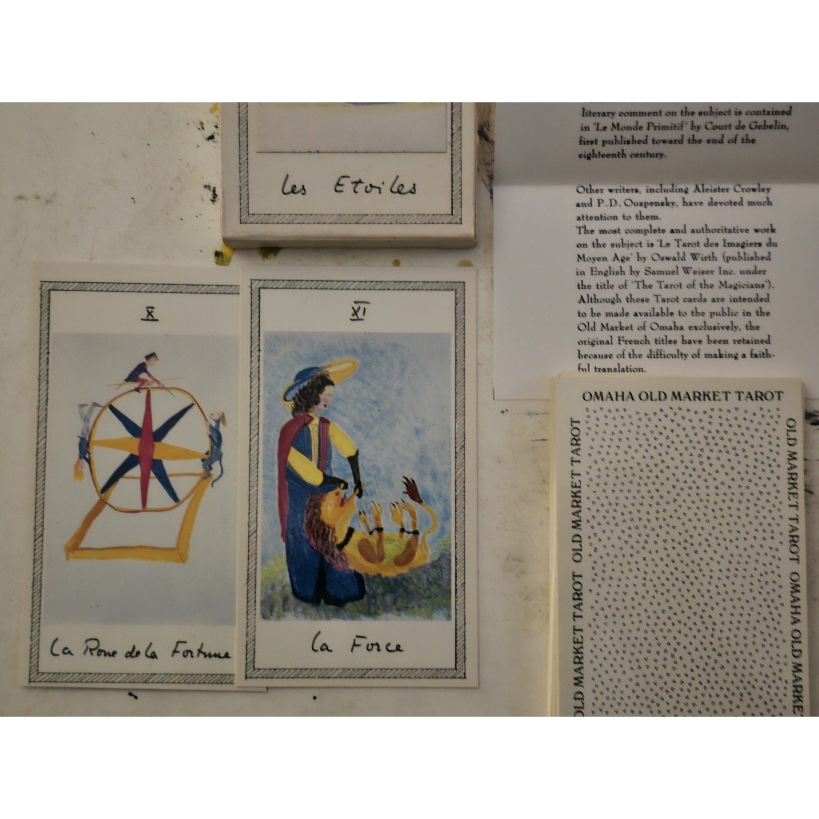 The Old Market Tarot Cards Omaha Nebraska 1st Ed. 22 Major Arcana 1986 Complete