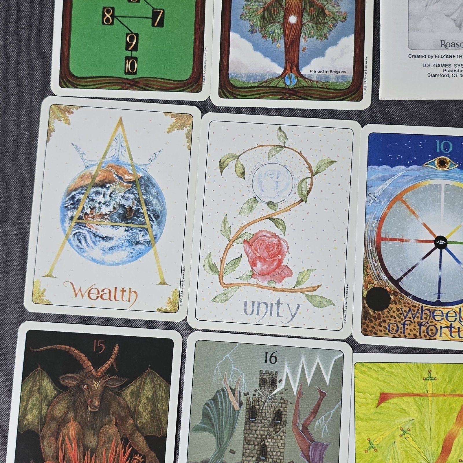 Original The Gill Tarot Card Deck By EJ GILL 1990 Complete Esoteric US Game Systems