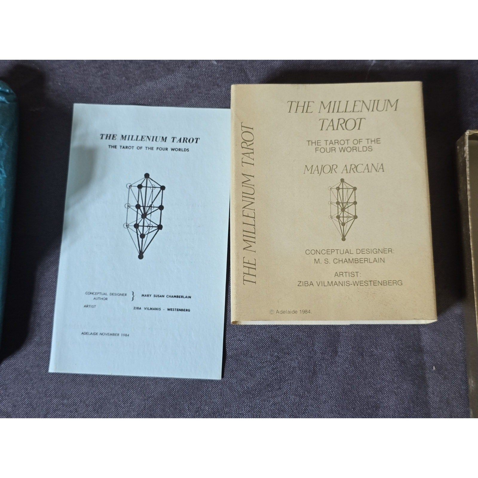The Millennium Tarot 22 Major Arcana by Chamberlain & Westenberg. Printed by Adelaide 1984