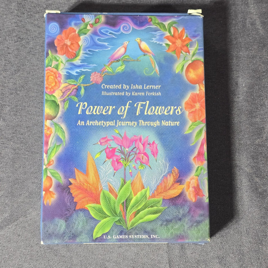 Original Power Of Flowers Tarot Card Set SEALED 1998 Isha Lerner U.S. Games
