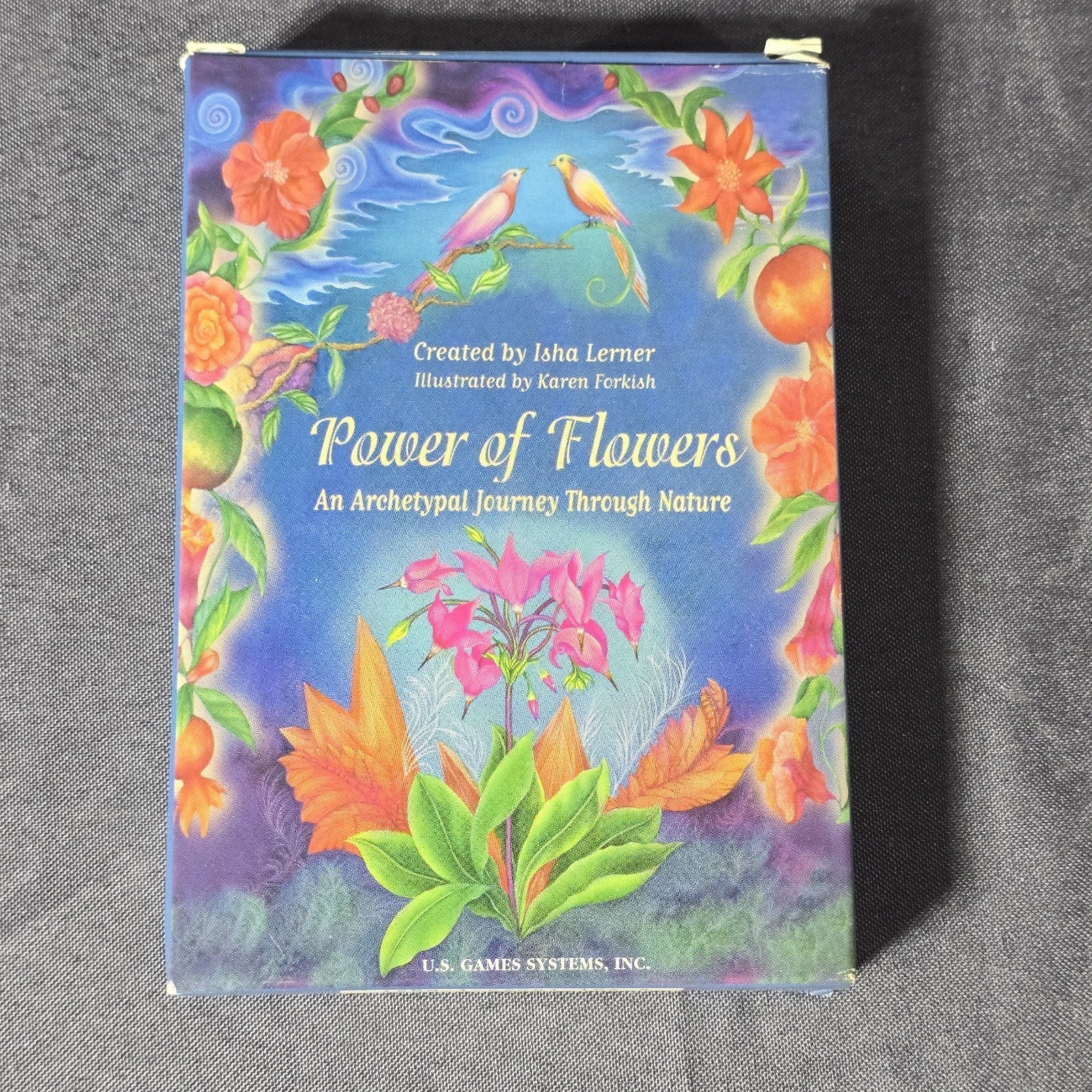 Original Power Of Flowers Tarot Card Set SEALED 1998 Isha Lerner U.S. Games