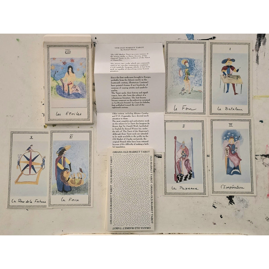 The Old Market Tarot Cards Omaha Nebraska 1st Ed. 22 Major Arcana 1986 Complete