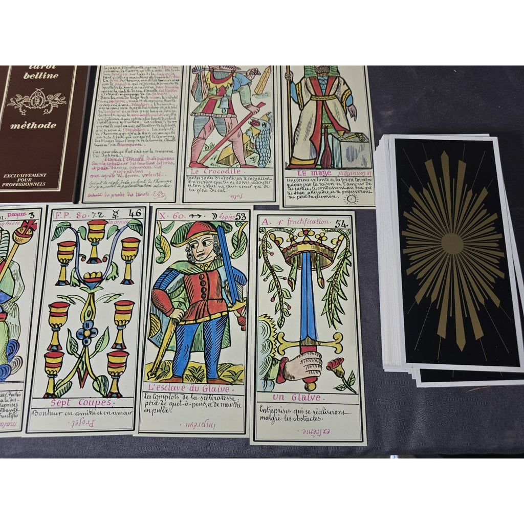 Vintage Le Grand Tarot Belline 1966/1967 US Games Systems Ornate Gilded