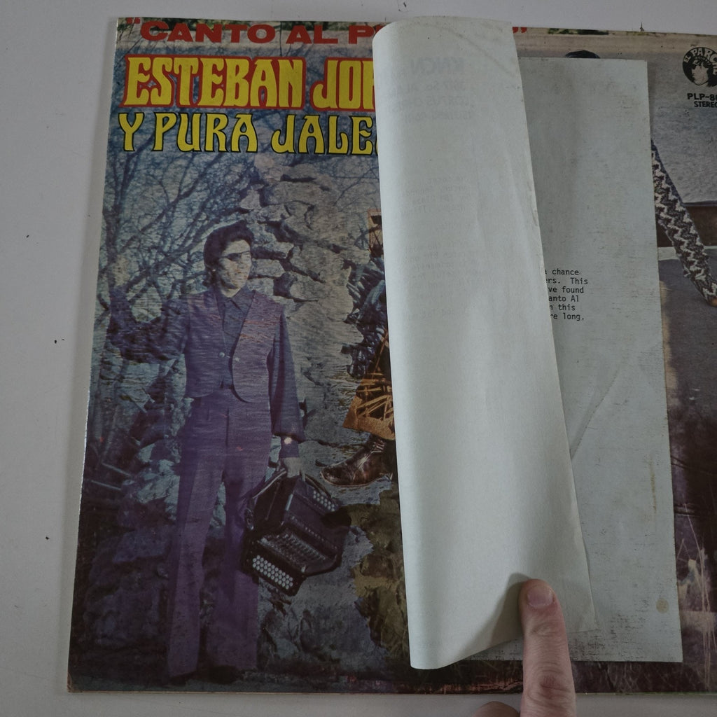 Original Esteban Steven Jordan & Pura Jalea - Canto Al Pueblo Vinyl LP 1st Edition