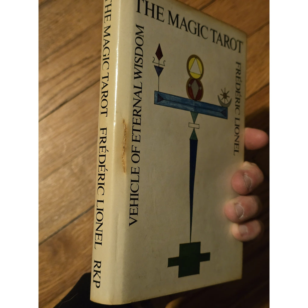 The Magic Tarot by Frederic Lionel HC DJ Book 1st Edition with SEALED Card Deck