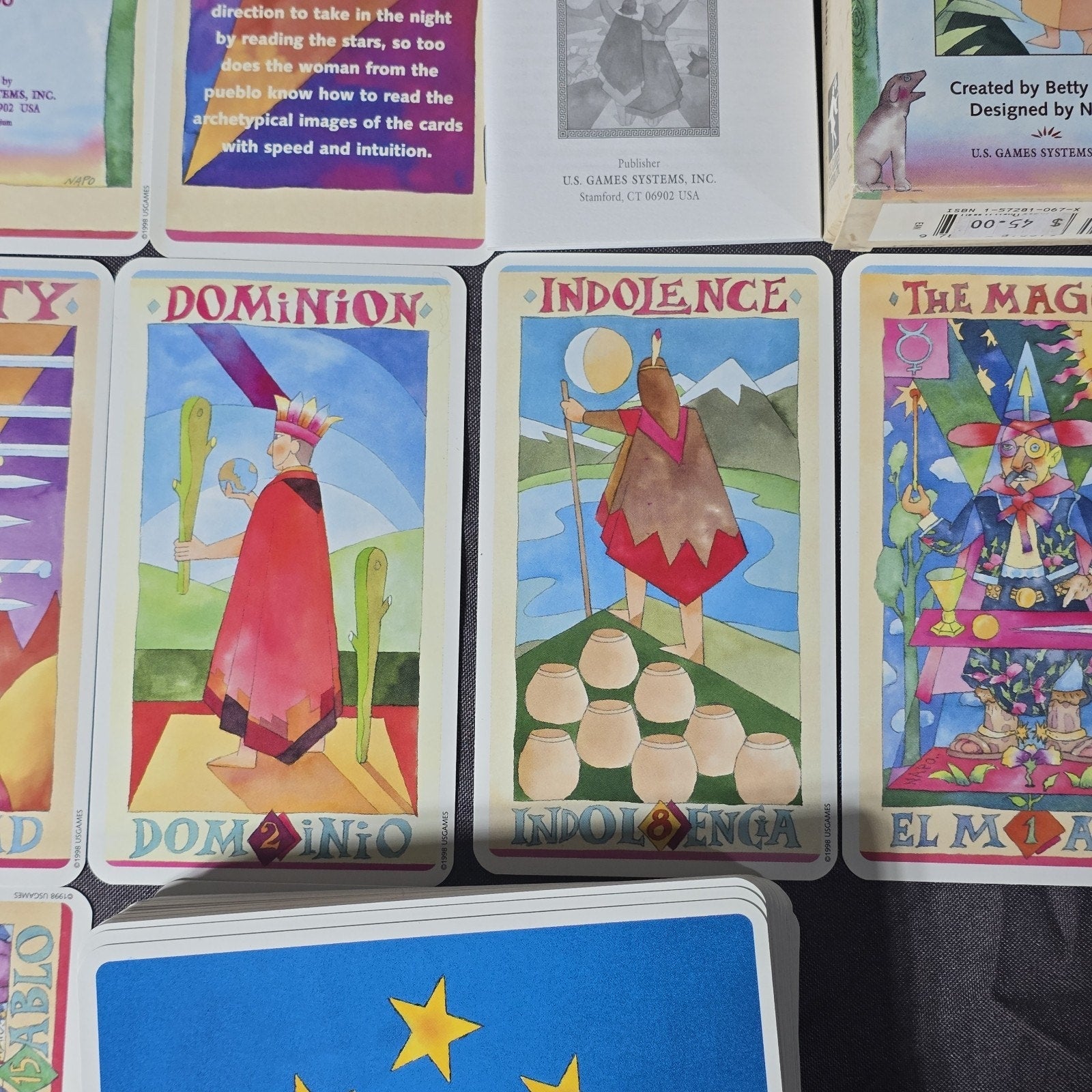 Original Napo Tarot Card Deck  from 1998 OOP Betty Lopez 1st Edition Bilingual Spanish