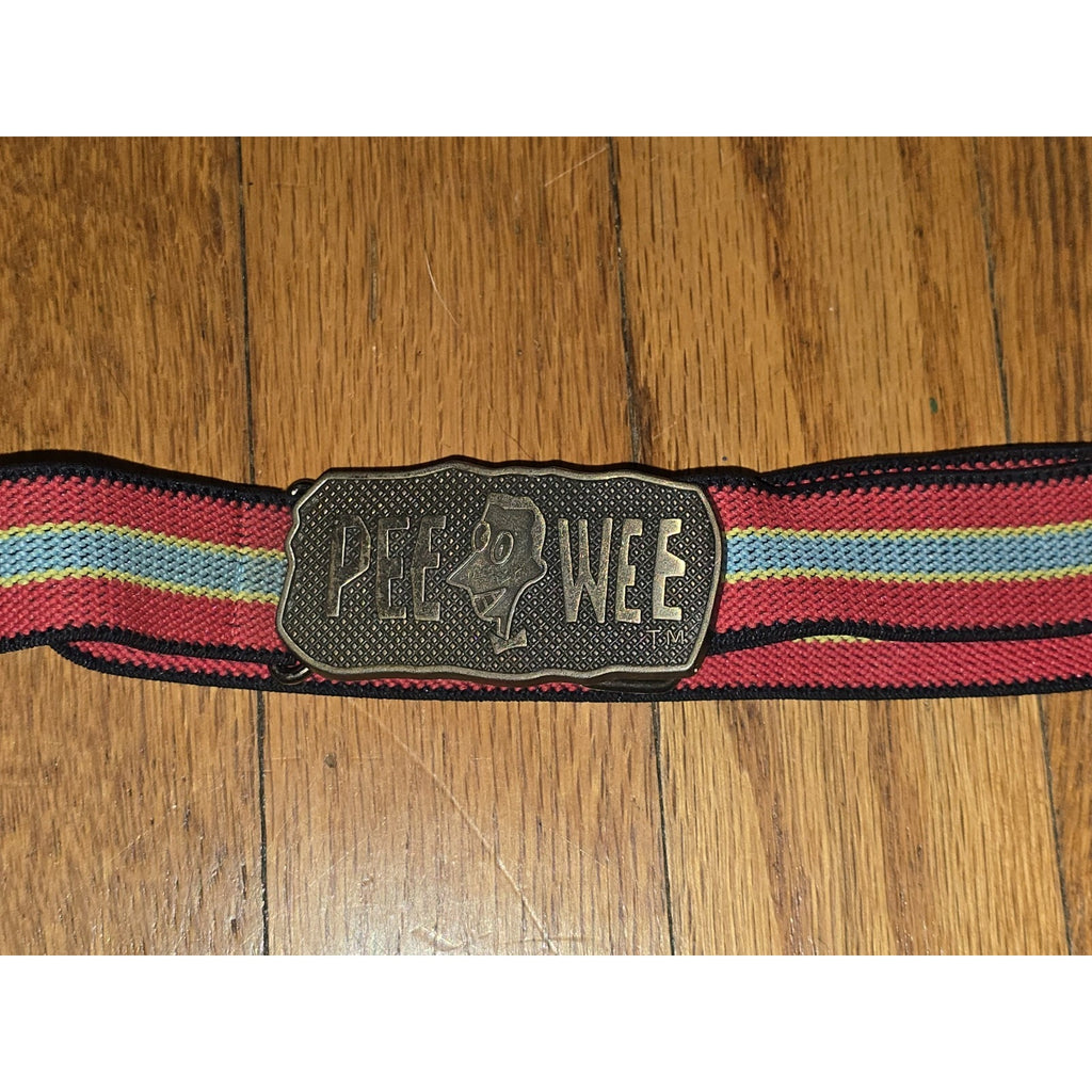 Original 1989 Pee Wee Herman Belt w/ Buckle 16" 32" RARE Paul Reubens