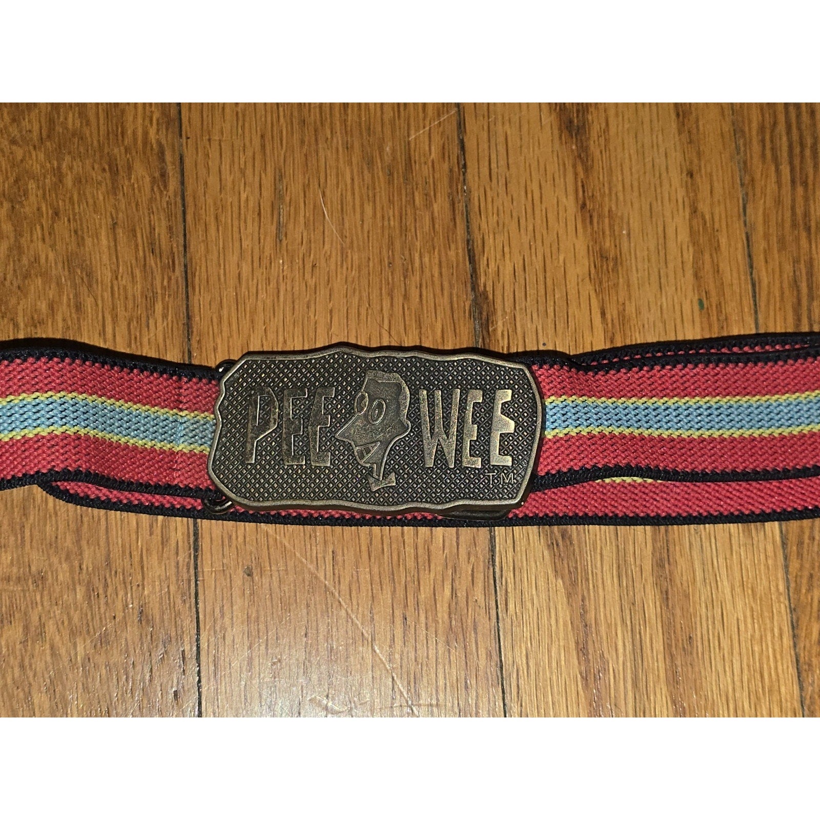 Original 1989 Pee Wee Herman Belt w/ Buckle 16" 32" RARE Paul Reubens