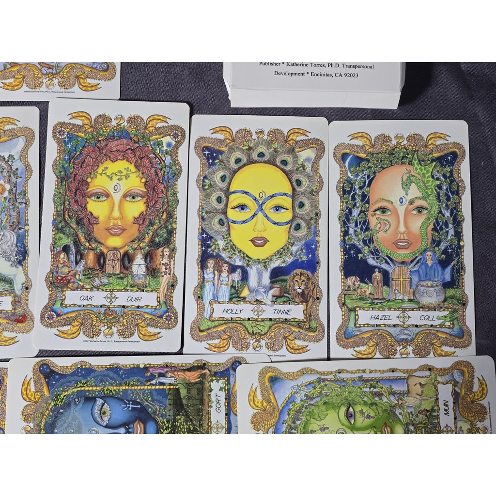 The Faces Of Womanspirit Celtic Moon Journey Tarot Card Deck by Katherine Torres