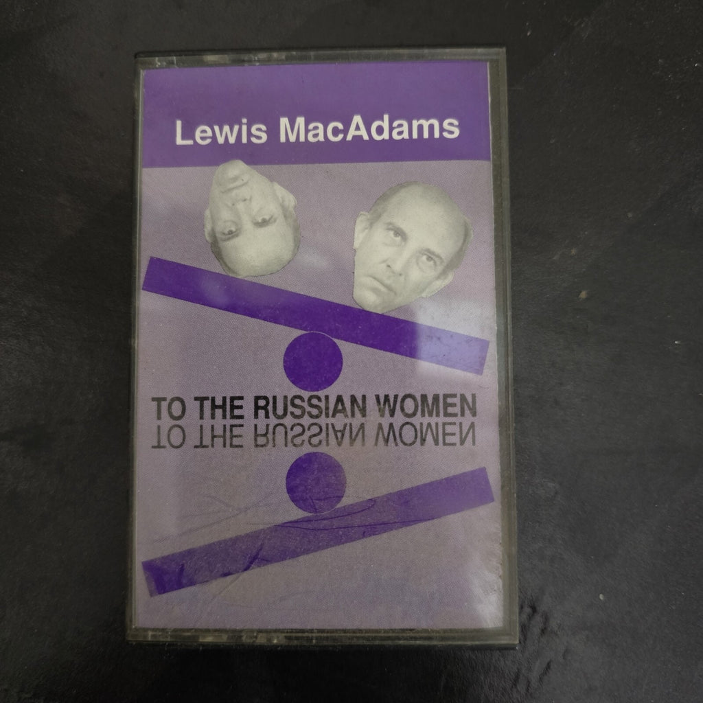 Vintage Lewis MacAdams Russian Women Poetry Experiment Cassette Tape.